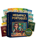 MEGAPACK PORTUGUÉS 360 — 12 Tomos + 6 Bonus + Clases Express para Viajeros + Corrección Automática